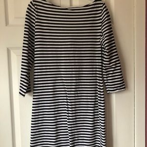 Striped long sleeve dress